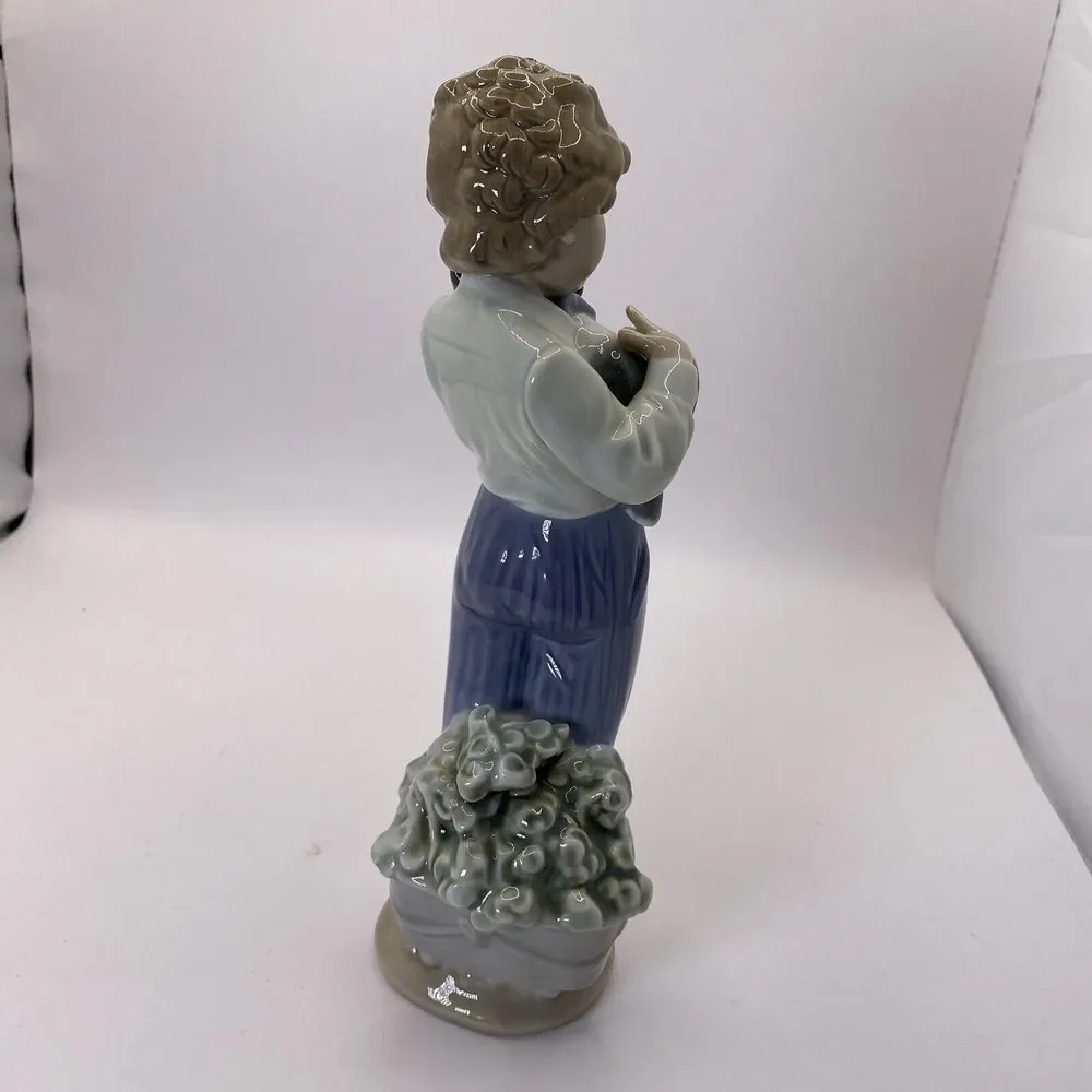 Lladro Mint‎ My Buddy Boy w/ Dog 1989 Collectors Society #7609 Retired